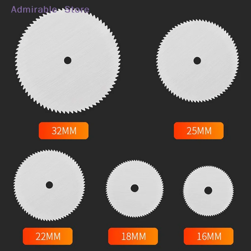 w5pcs Mini Circular Saw Blade Set Stainless Steel Wood Cutting Disc for  Rotary Tools with Mandrel Wood Cutter Wheel - view 6