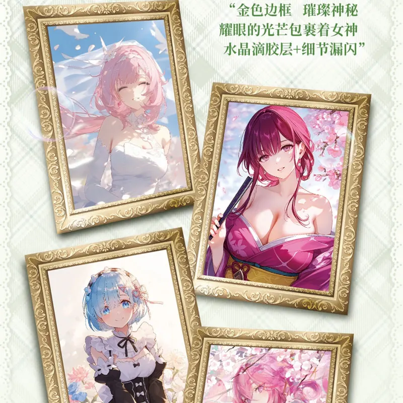 Wholesale 2024 Lastest Leisure Time A6 Goddess Story Collection Metal Card Waifu Booster Box CCG TCG Doujin Toys And Hobby Gift