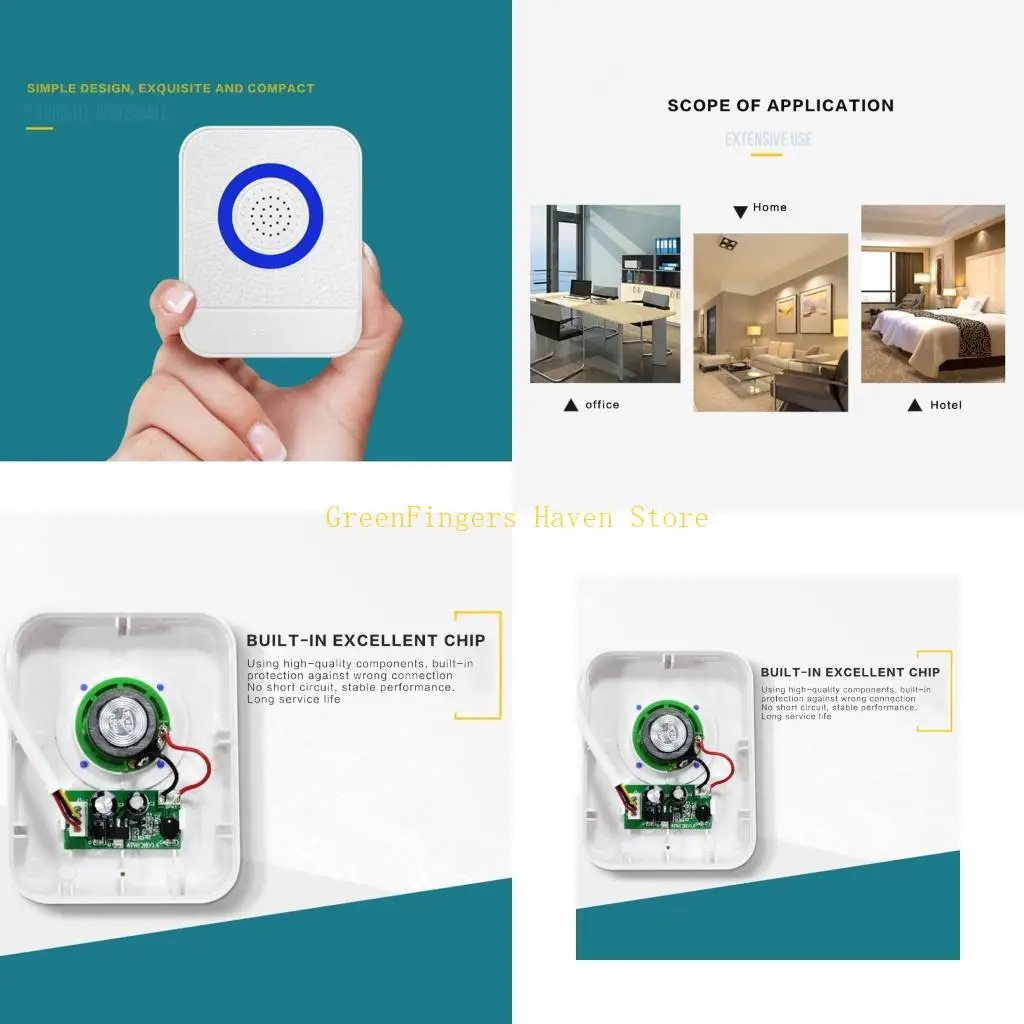 

F68D DC12V Doorbell External Door Home Door Replacement