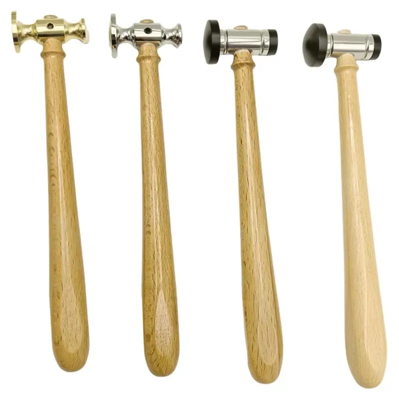 Professional Wind Instrument Repair Hammer Rubber Bakelite Metal Multifunctional Dent Maintenance Tool for Brass Woodwind
