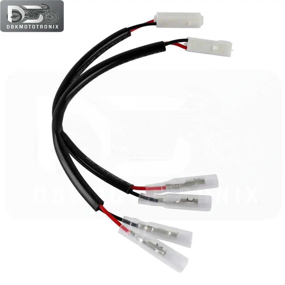 Motorcycle Front Rear Turn Signal Wiring Harness Connectors Adapter Plug For Kawasaki KLE650 Versys NINJA ZX ER Z 125-1000