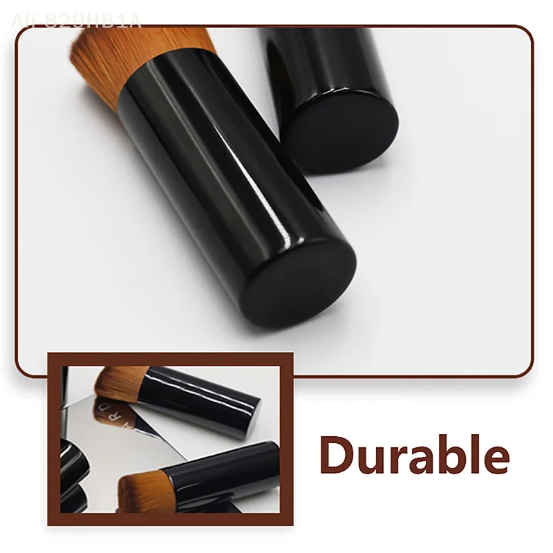 Slanted Head Kabuki Makeup Brush Concealer Powder Blush Contour Liquid Foundation Face Professional Brush Cosmetics Tool Party