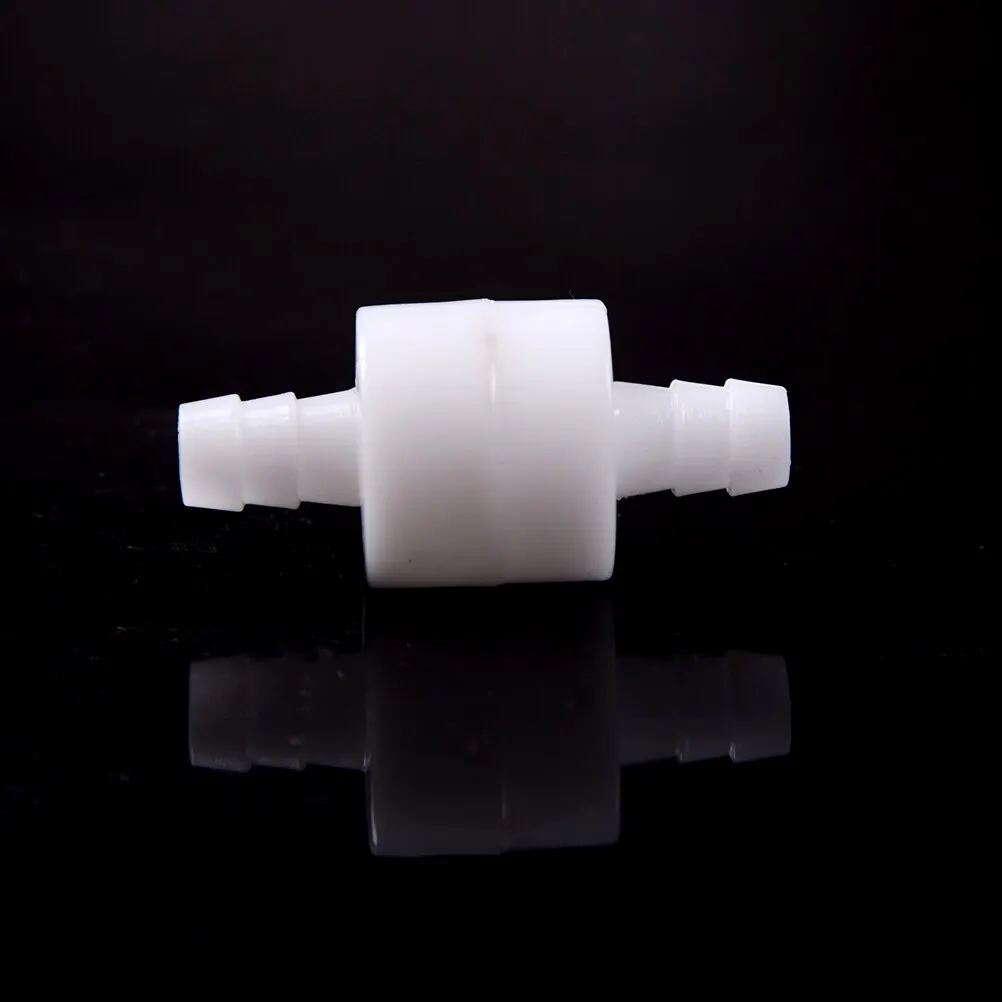 1 pz colore bianco plastica 8mm unidirezionale valvola di ritegno in linea Gas combustibile acqua liquida