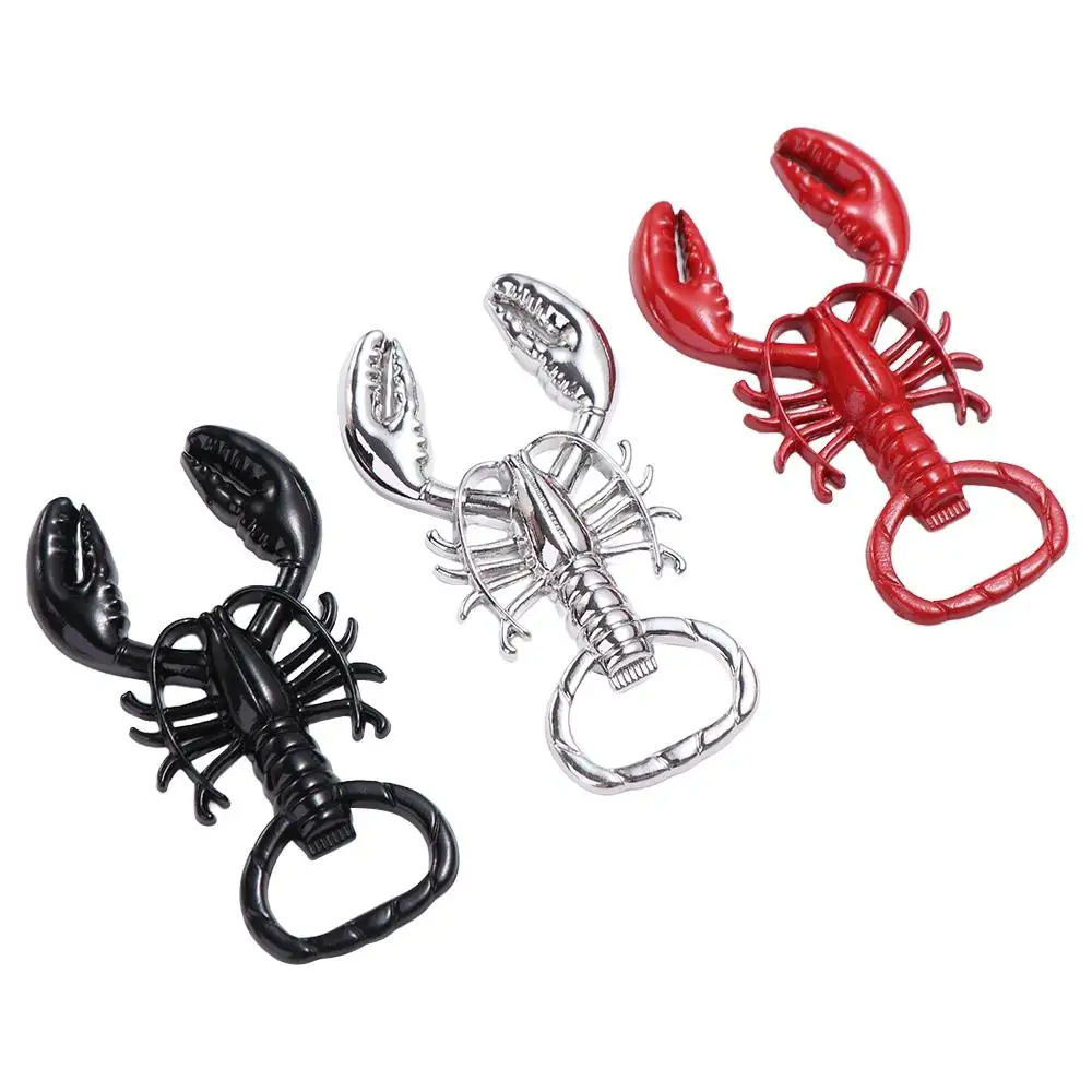 Metal Lobster Corkscrew Bottle Opener Multifunctional Creative Jar Opener Portable Wine Bottle Remover Oktoberfest Gift