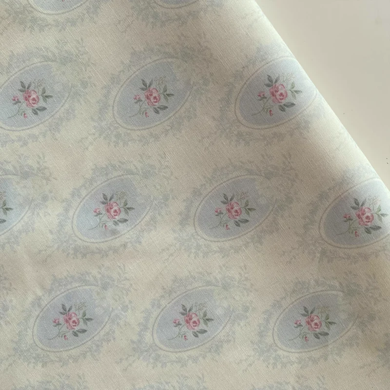 

145x50cm Pure Cotton Thin Cotton Fabric Small Flowers Suitable For Pillows Handmade DIY Dresses Headband Fabrics