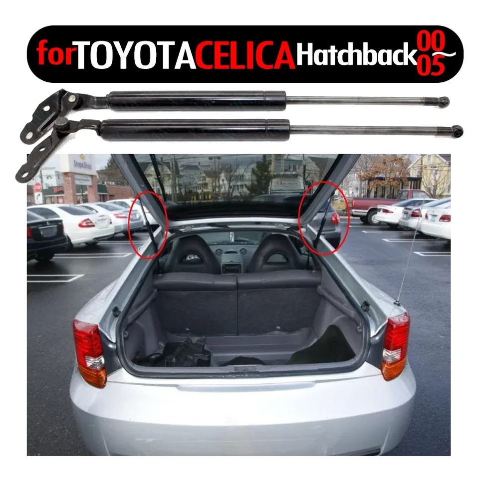Pair Of Hatch Tailgate Lift Supports For Toyota Celica 2000-2006 – Gas Struts Direct Fit