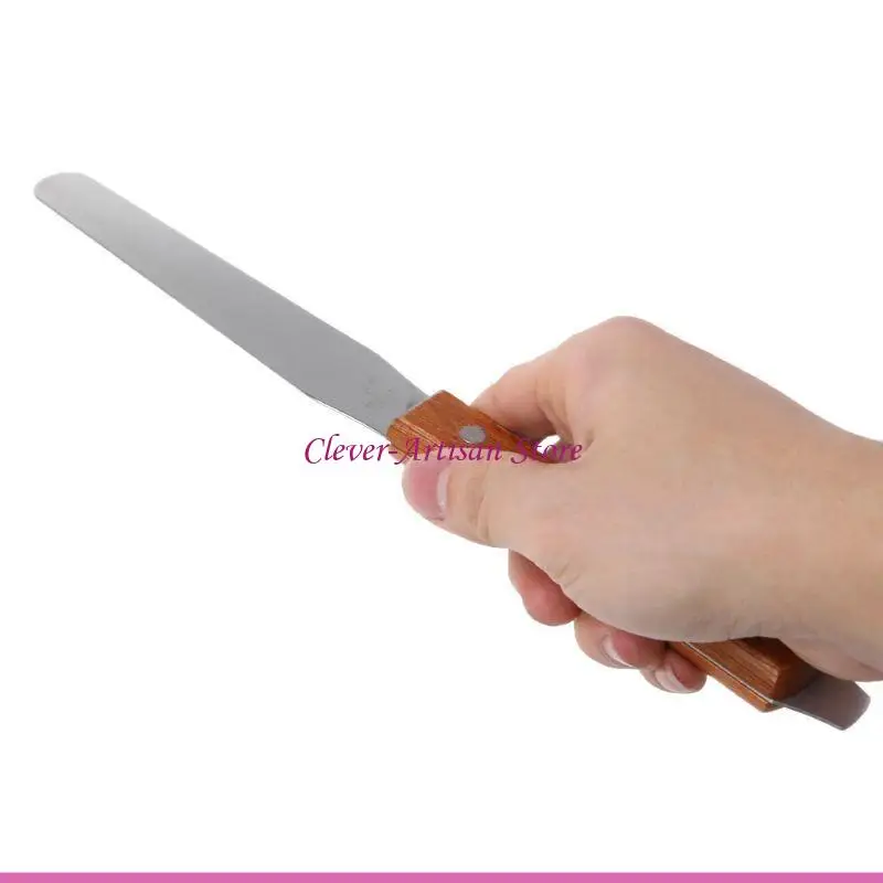 E06b acero inoxidable pintura pintura cuchillo mezcla mezcla espátula raspada textura textura