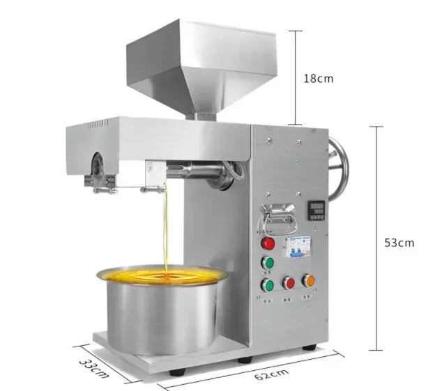 15kg Per Hour Cold Oil Processing Machine