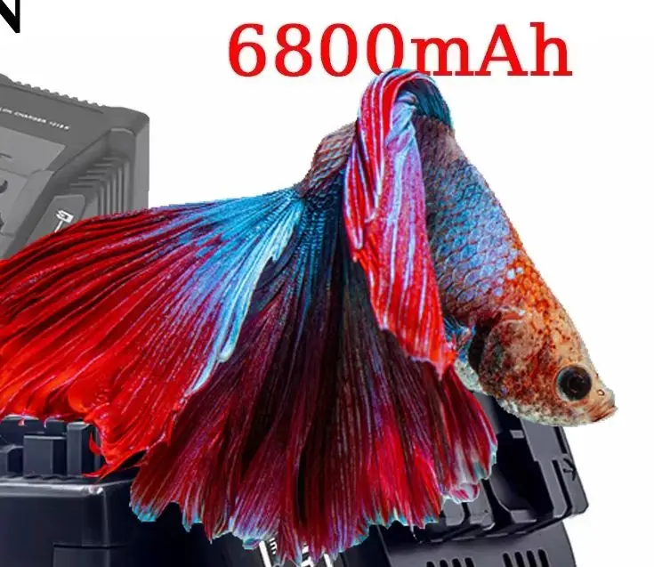 

14.4V 6.8Ah Rechargeable Battery for Bosch Power tool GBH GDR GSR 1080 DDS180 BAT614G Replacement Li-ion Battery Charger Set