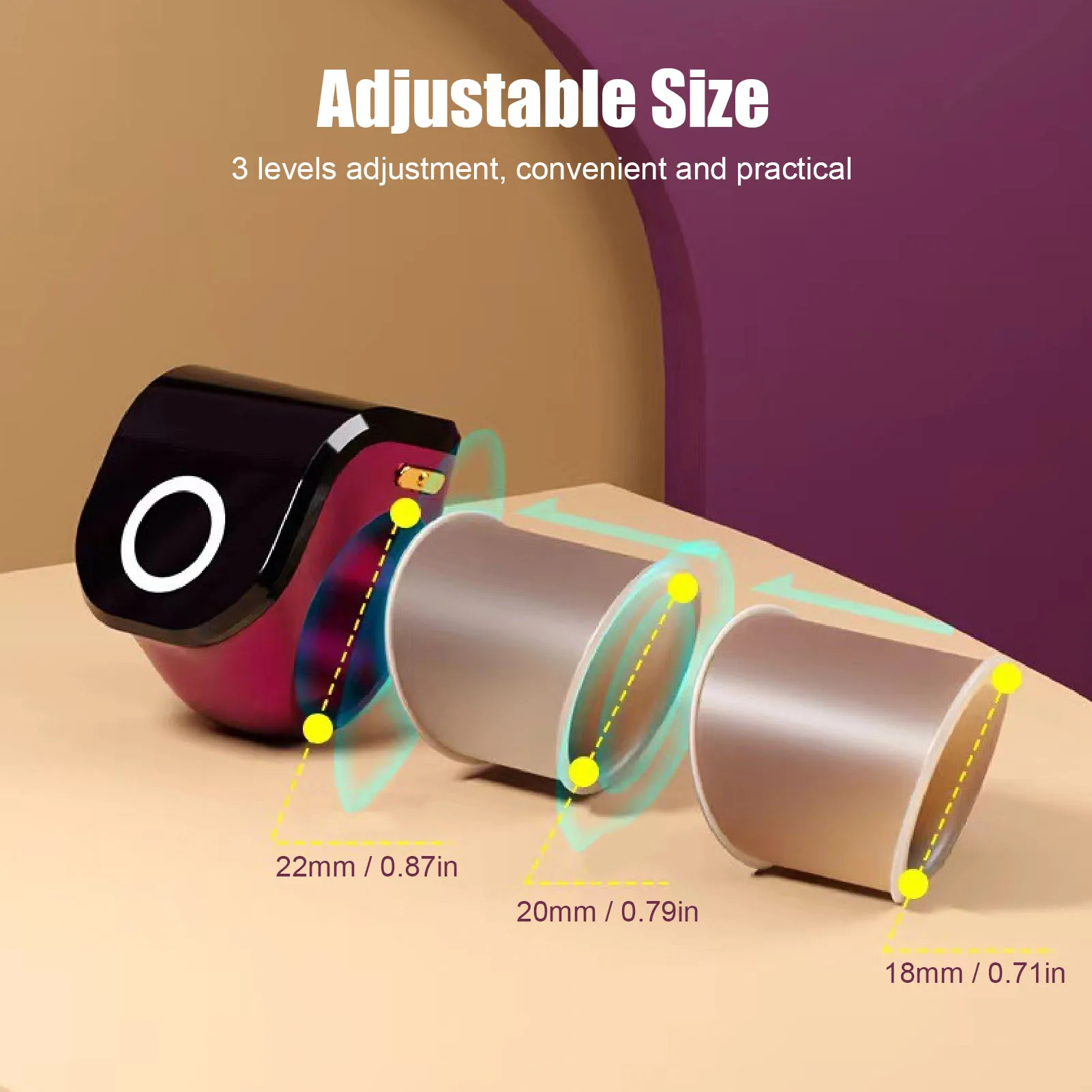 Finger Counter Smart Ring Counter Clear LCD Display Intelligent Touch Ring for Work Exercise Life Smart Ring Counter Smart Ring