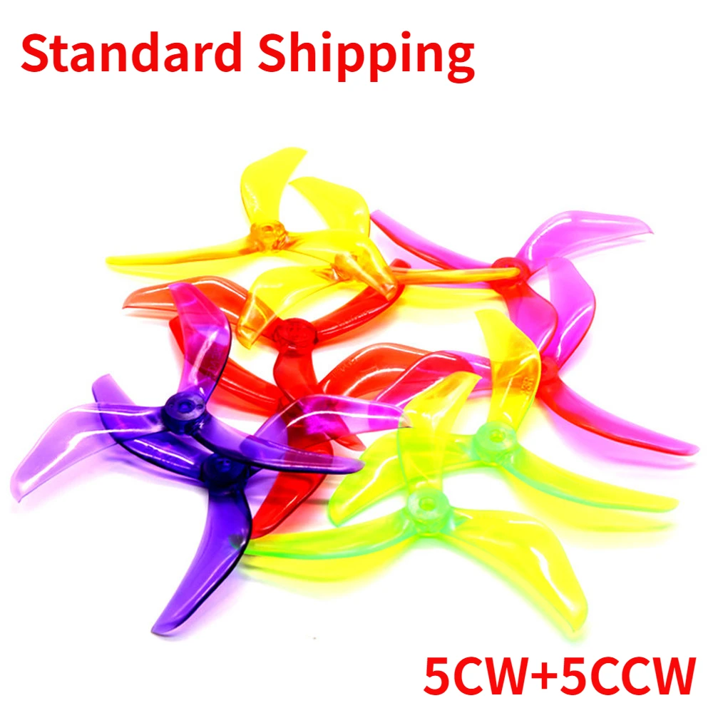 

5Pairs(5CW+5CCW) 5043 5X4.3X3 3-Blade Propeller for RC FPV Freestyle 5inch Drones DIY Parts