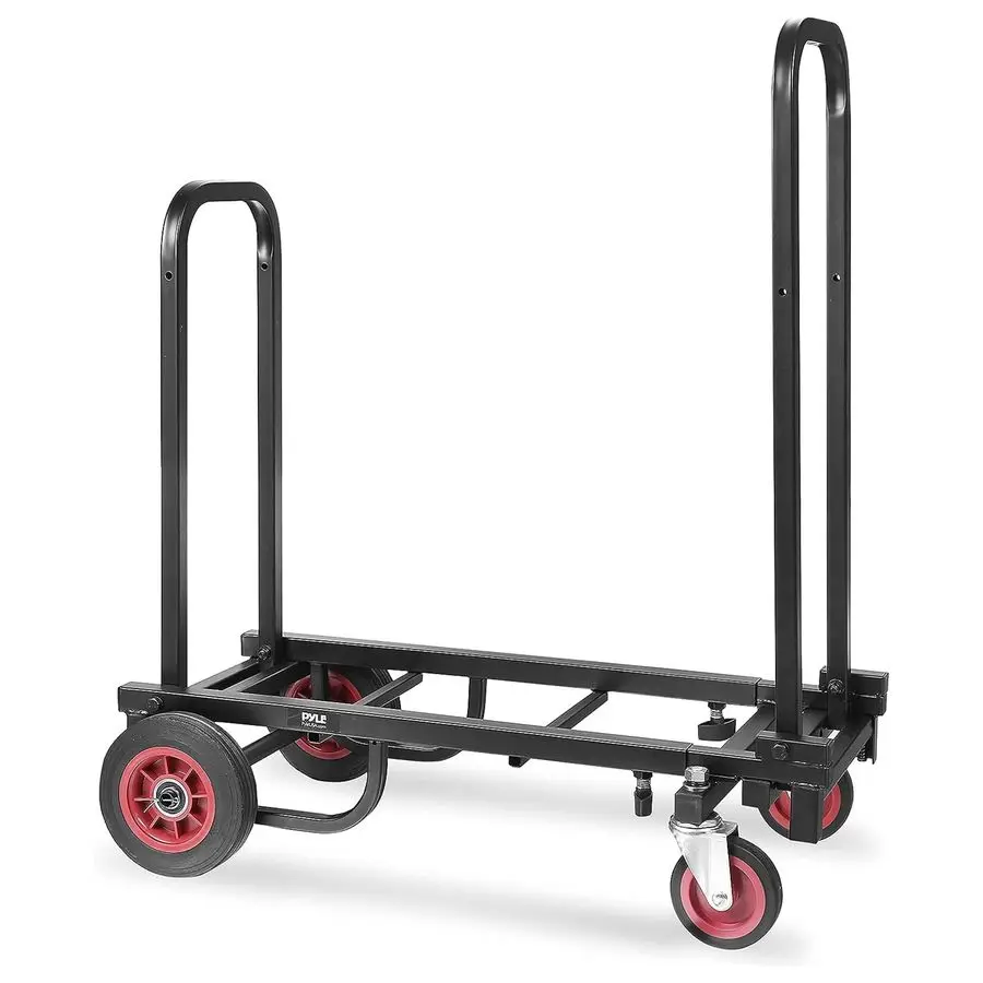 

Compact Folding Adjustable Equipment Cart Heavy Duty 8in1 Convertible Cart Hand Truck Dolly Platform Cart with RTrac Wheels Expa