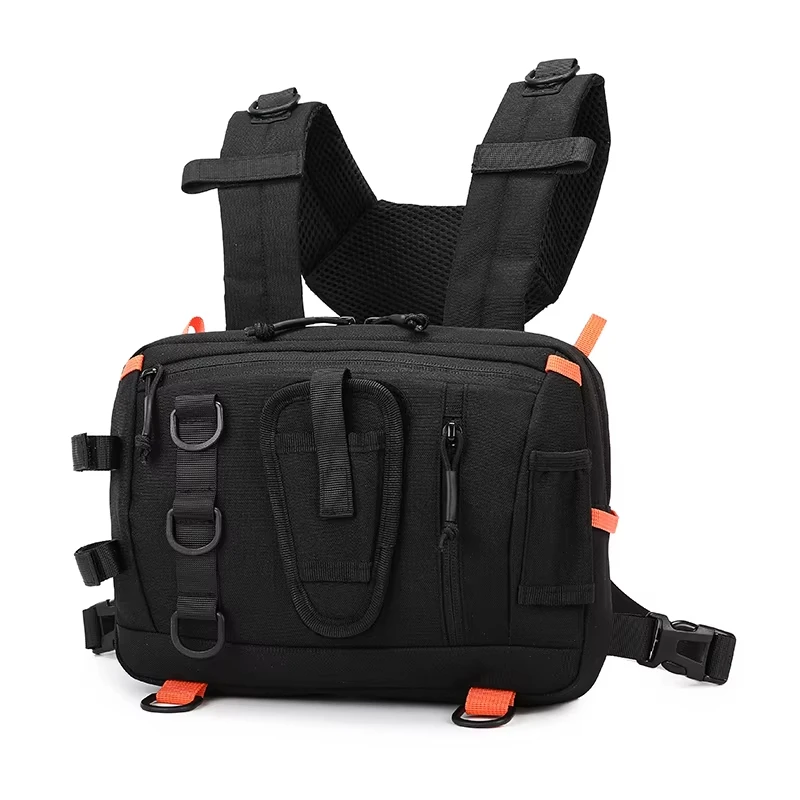 Tactical Bag Front Chest Rig Vest Backpack for Camping Hunting Bag Men Hiking Climbing Travel Fanny Pack Fishing Lure Tackle Bag