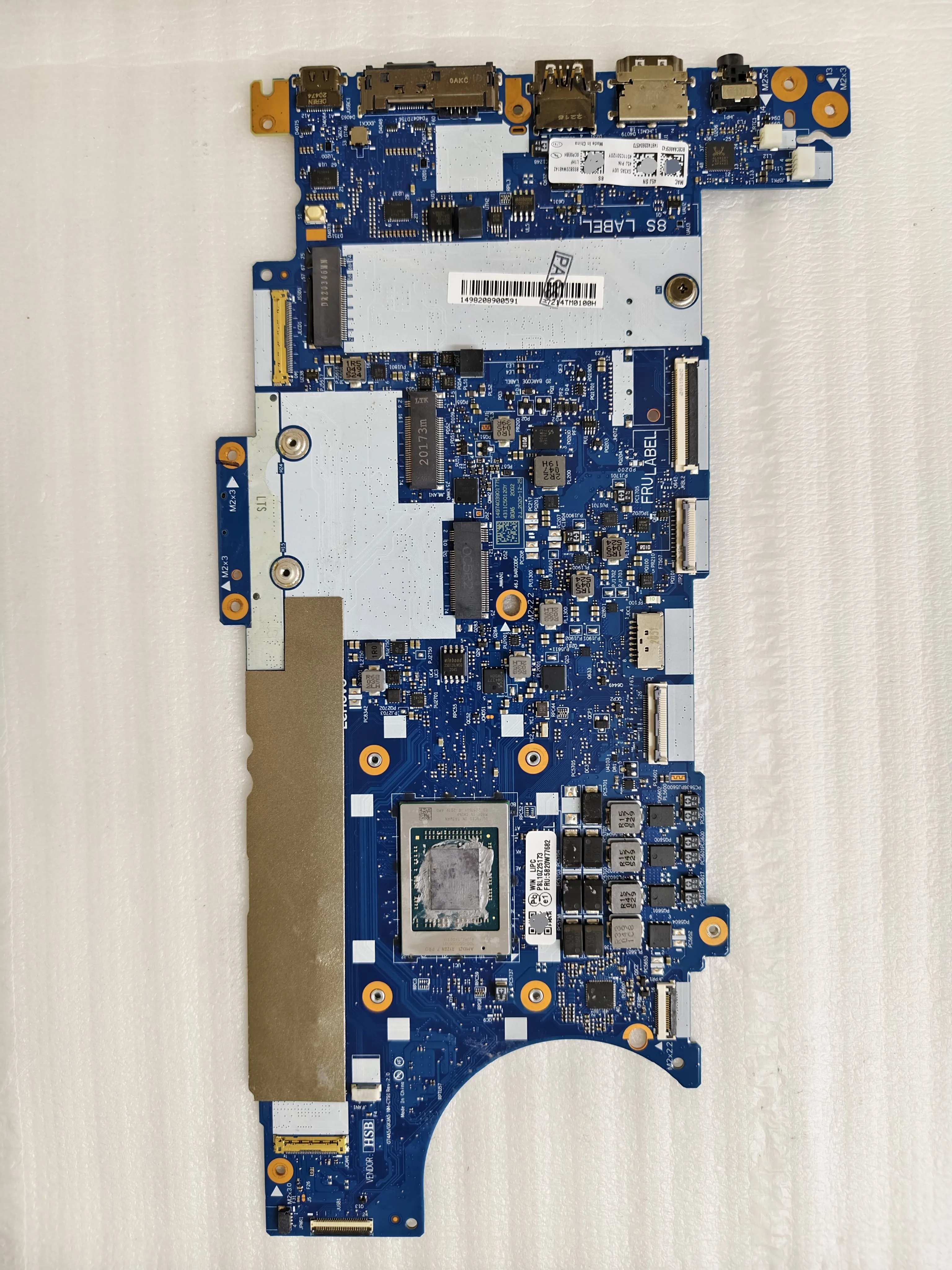 

Б/у материнская плата NM-C791 для ноутбуков Lenovo Thinkpad X13/T14S, процессор AMD: R7-4750U, ОЗУ: 16 ГБ