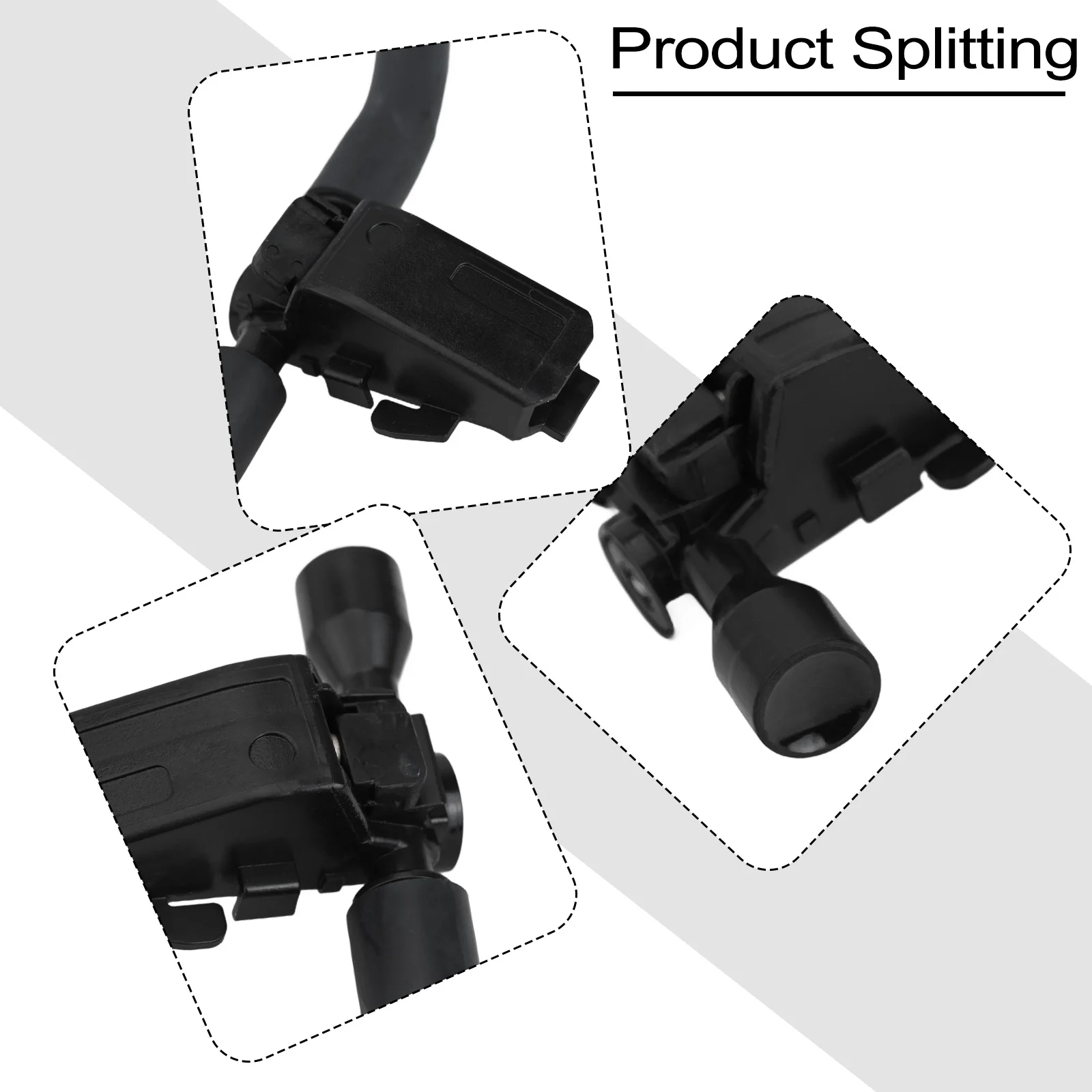 

Front Washer Jets and Hose Replacement for Mercedes W169 W245 2004 2012 OEM A1698600492 Direct Fit Installation