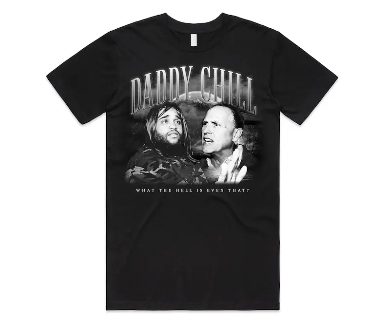 Camiseta Daddy Chill Camiseta Top Funny Viral Meme Regalo clásico Homenaje Retro 90's