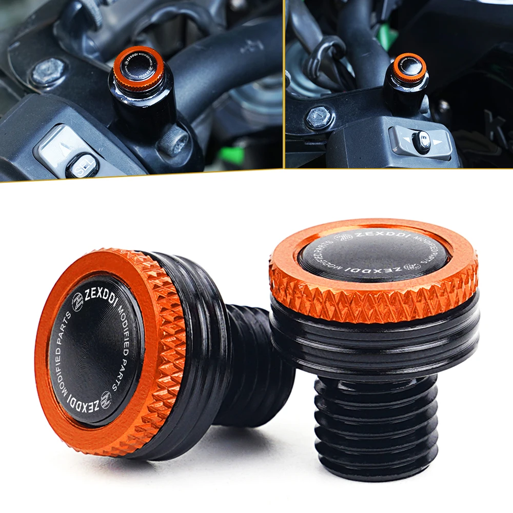 

For KTM Duke 1290 790 890 690 390 1190 1090 990 125 250 Duke1290 Duke790 Aluminum Motorcycle Rear Mirror Hole Plugs Screws Bolts