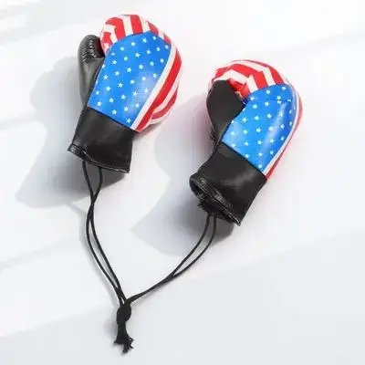 

1Pair Mini Boxing Gloves Pendant Punching Gloves Keychain Hanging Decoration Car Hanging Ornaments Boxing Party Supplies