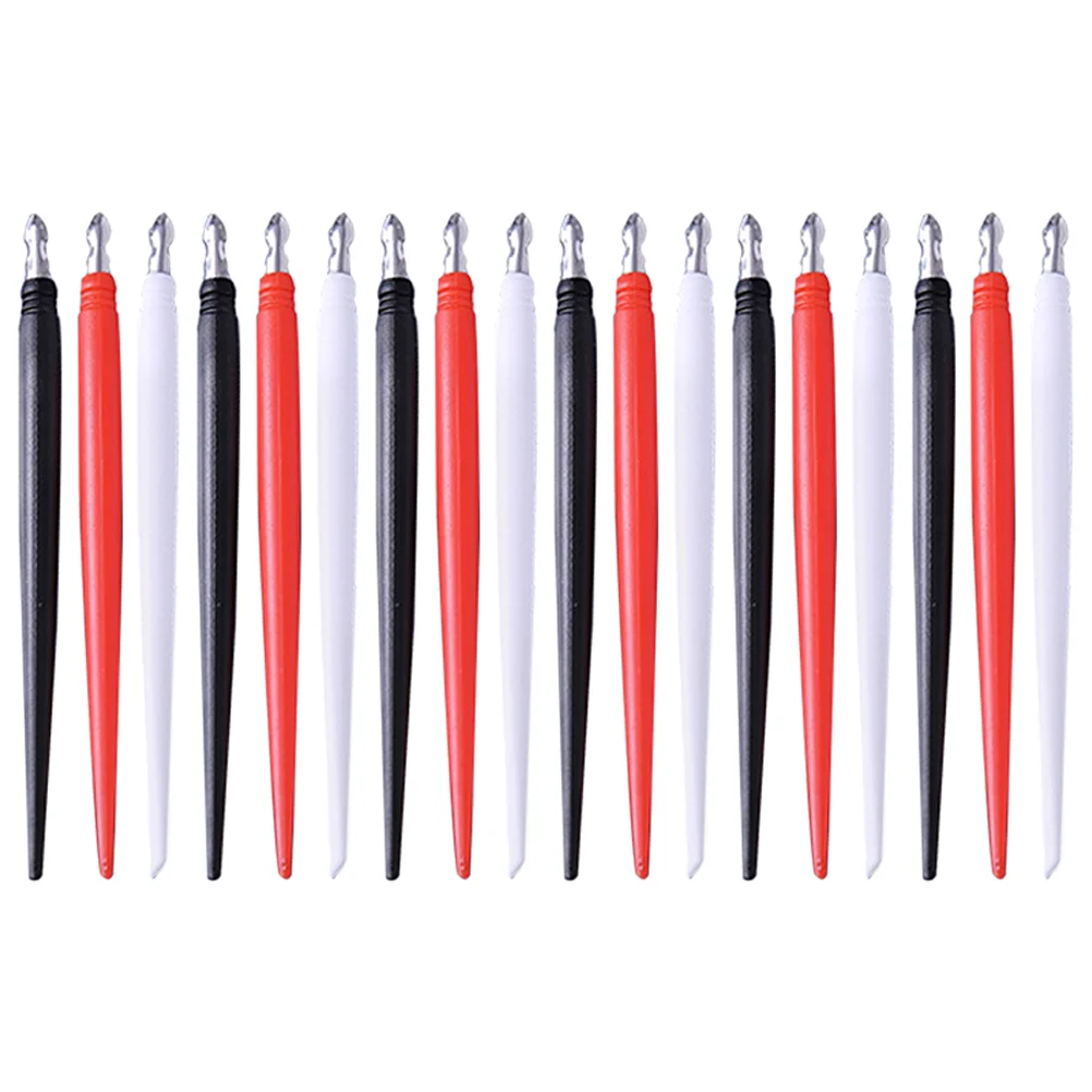 18 Pcs Scratch Pen Scratching Drawing Supplies Picture Tools Scraper Brush Painting Metal Tip Plastic Paper Dual Pens