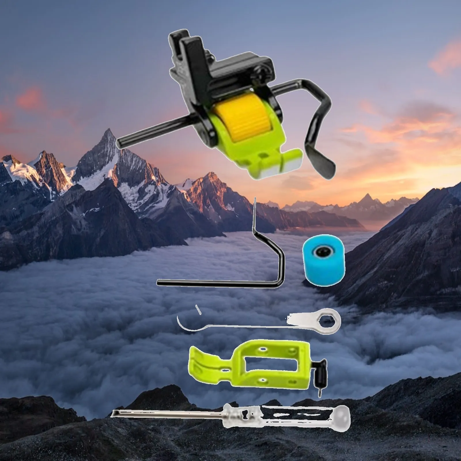 Left Right Edge Roller Presser Foot Sewing Machine Accessories Smooth Teflon Bottom Part for Industrial and Computerized Models