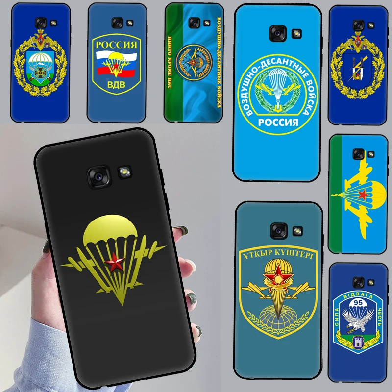 Russia Airborne Phone Case For Samsung Galaxy J7 J5 J3 2017 J1 A3 A5 2016 A8 J4 J6 Plus J8 A9 2018 Cover