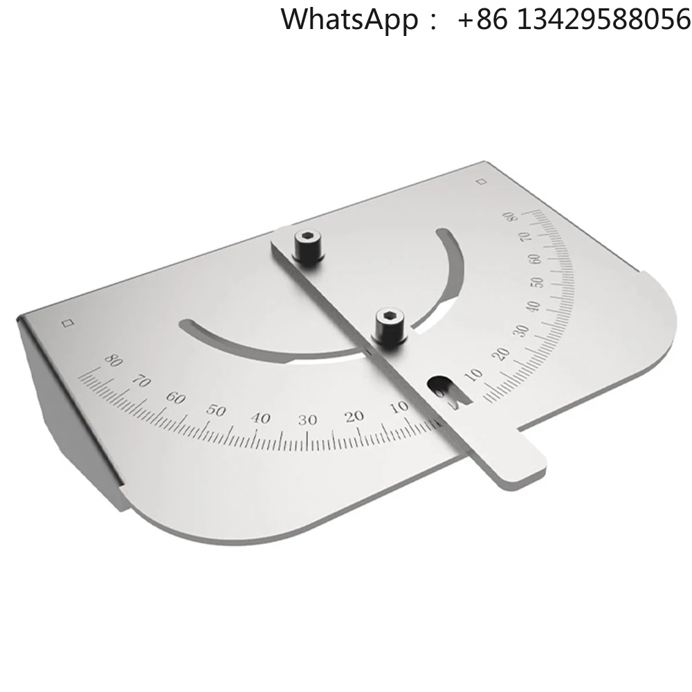 

Sheet Metal Bending Tool 304 Stainless Steel Bending Machine Auxiliary Double-side Positioner T-type Angle Push Ruler
