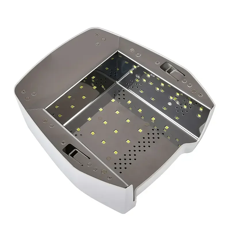 2023 Nieuwe Aankomst 120W Metalen Interieur Pro Cure Draadloze Dual Light Oplaadbare Draadloze Zon Uv Led Gel Droger Nagellamp Voor Salon