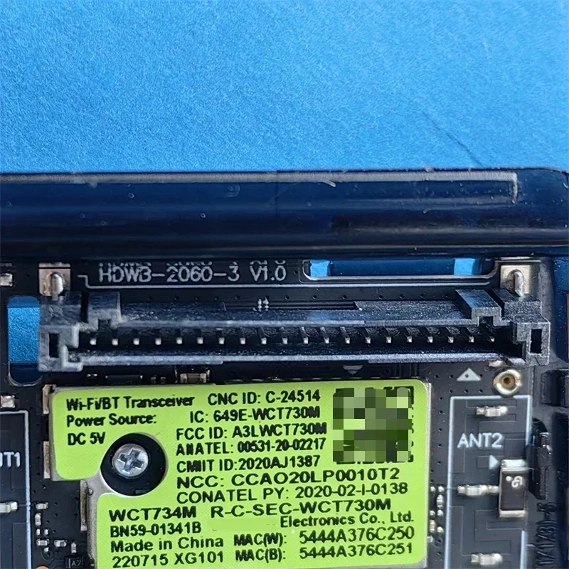 BN59-01341B Wi-Fi Bluetooth Transceicer Module For Samsung Smart TV UN58TU7100G UN55TU7000 UN82TU700DF UN55TU700DF Switch Button
