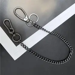 Pants Chain Hip Hop Metal Decorative Punk Jeans Chain Trousers Chain Men Long Metal Wallet Chain Leash Pant Jean Keychain Ring