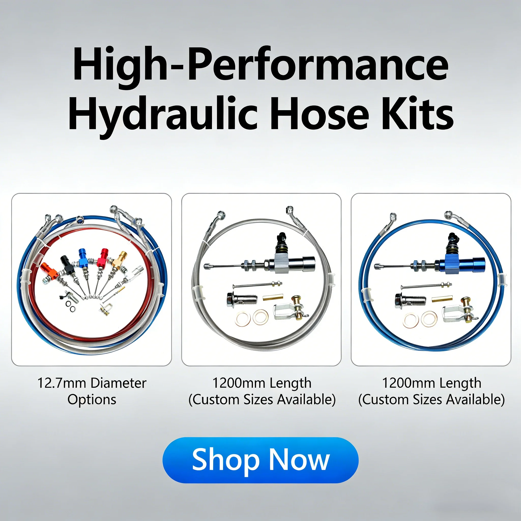 

12.7mm Hydraulic Clutch Master Cylinder Rod Clutch Pump for Dirt Bike Pit Bike Motorcycle ATV Quad Universal Replacement Part