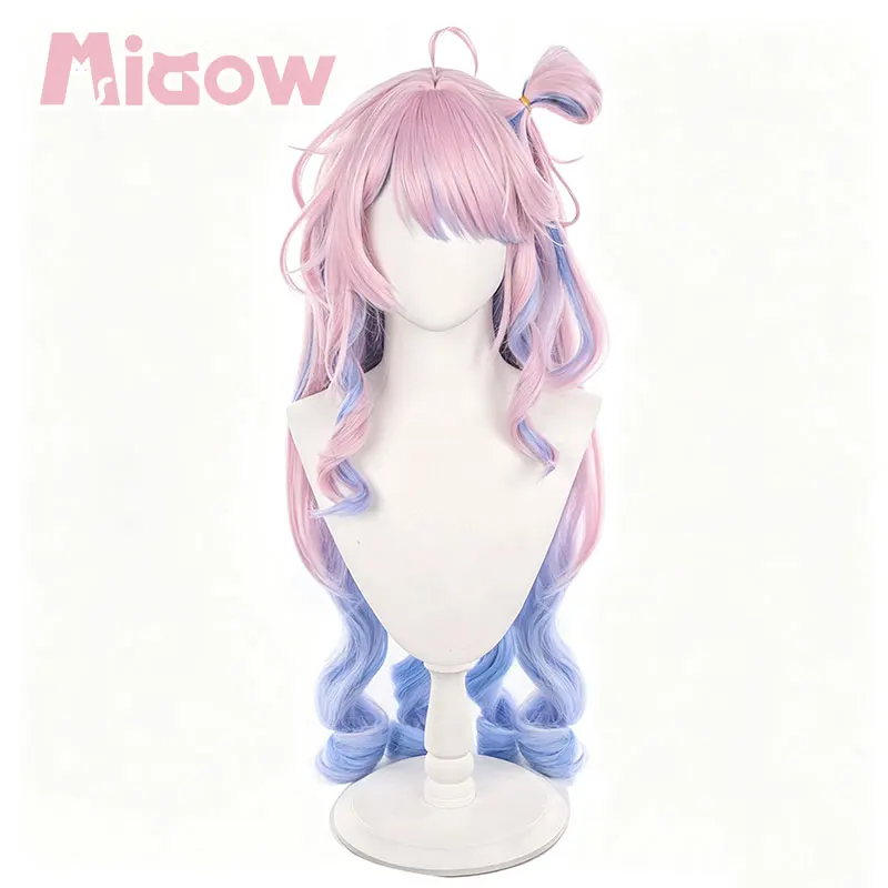 Game Wuthering Waves Denia Cosplay Wig Miaow High Quality Multi-layered Gradient Cosplay Wig