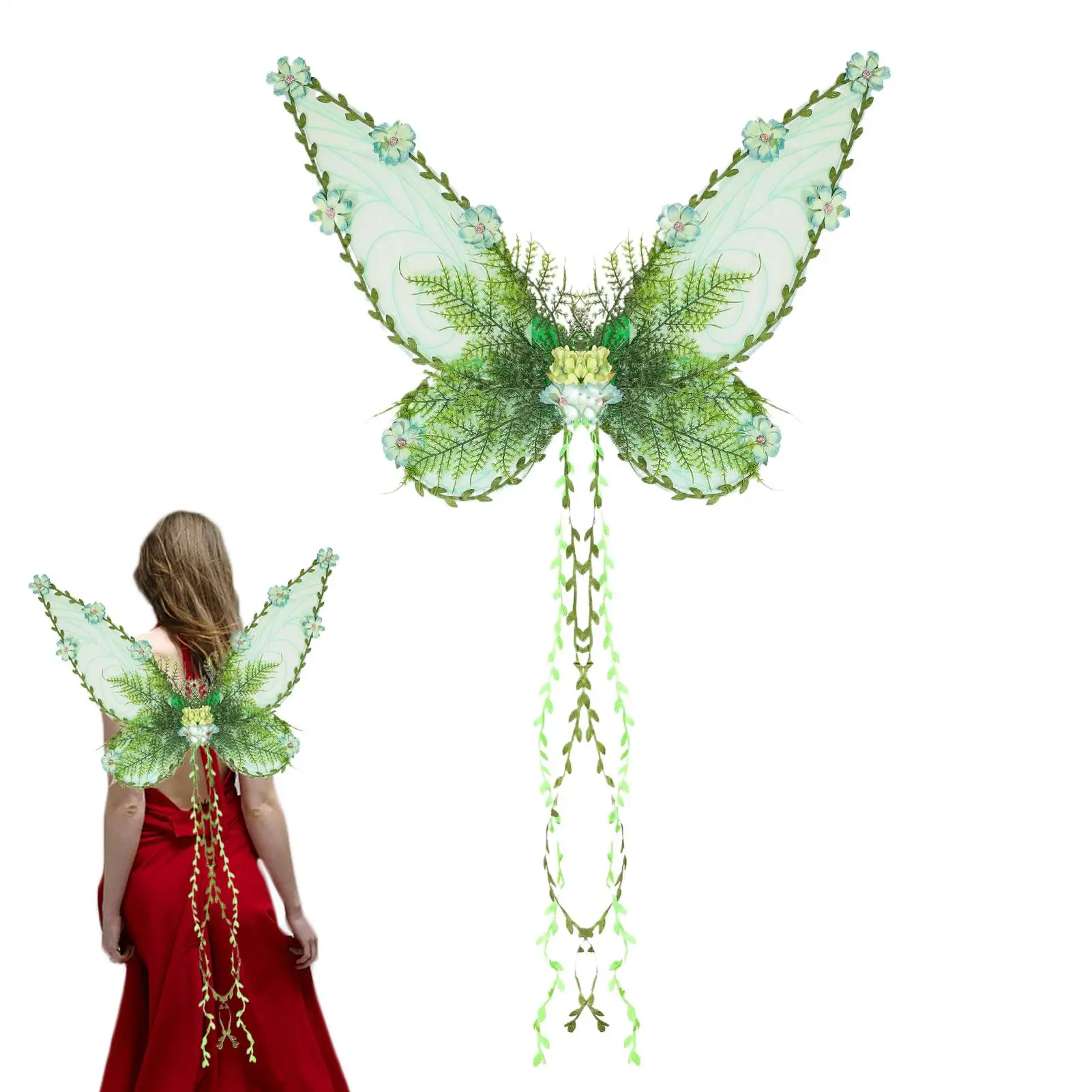 Fairy Wings Realistic Wings Cosplay Women's Fashion For Party Stage Performance Cosplay Holiday Pride Christmas Halloween Garden