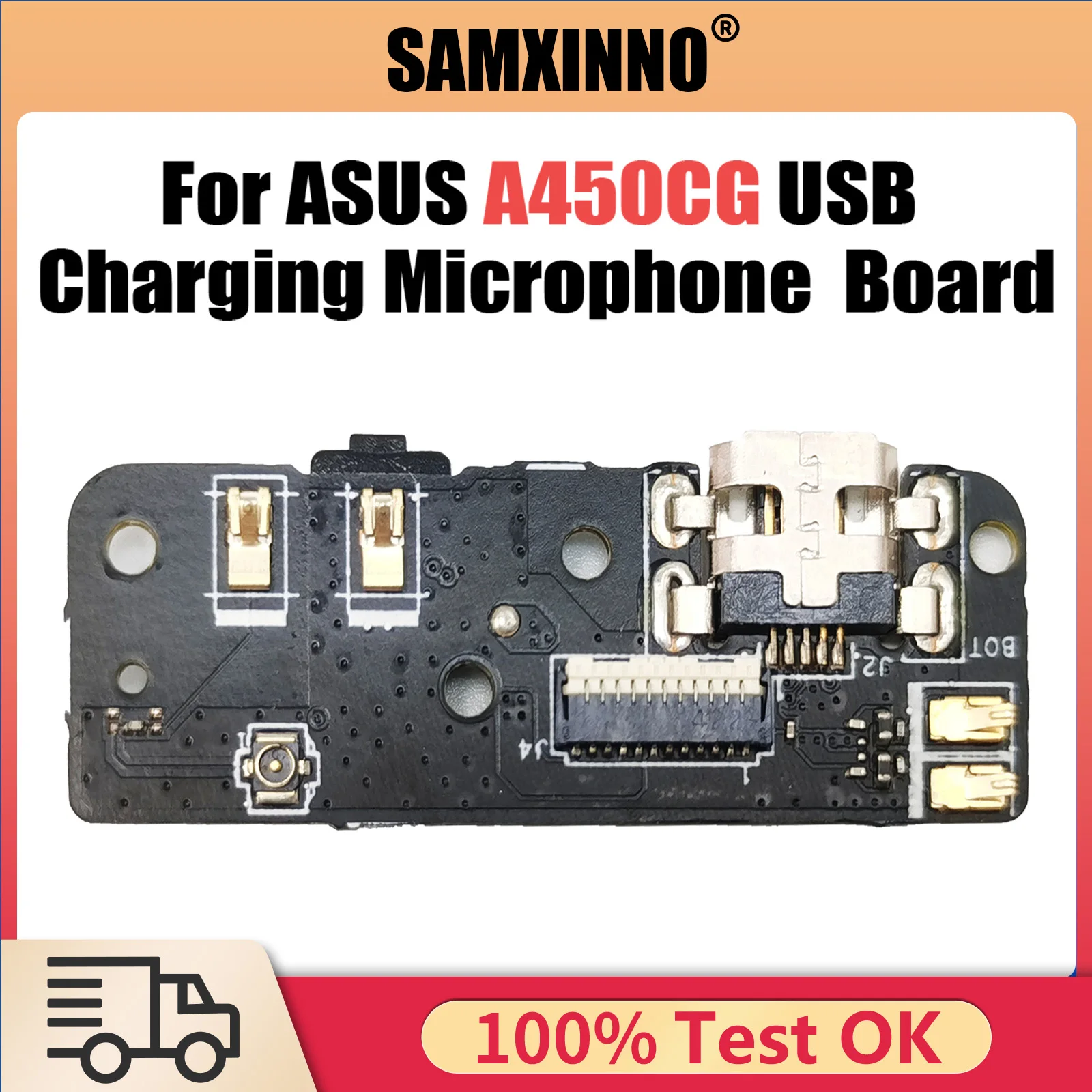 

For Asus Zenfone 4 Genuine USB Charging Microphone PCB Connector Port Jack Board A450CG 4.5inch