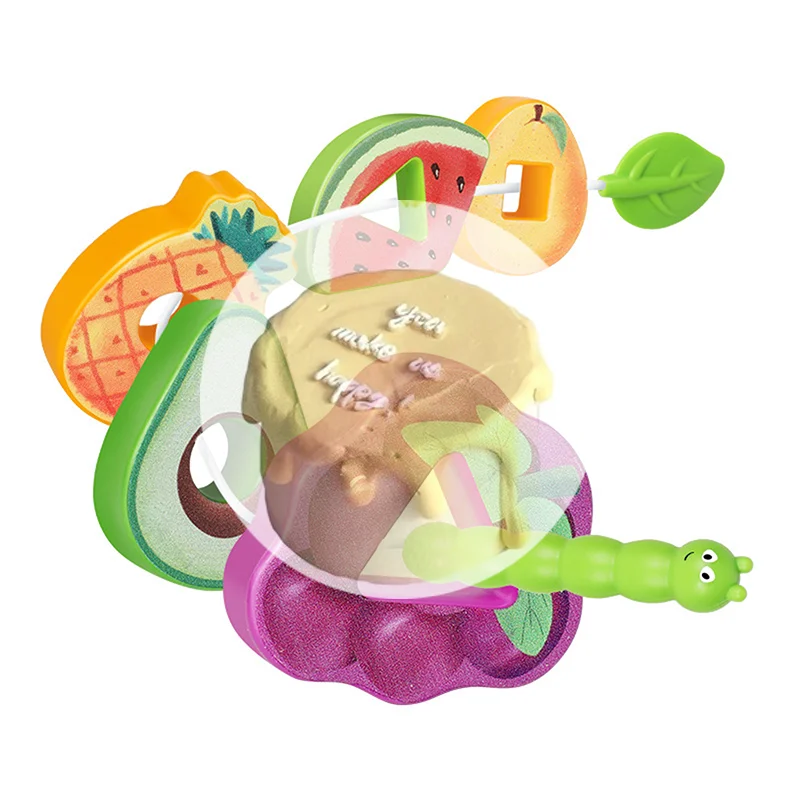 ลูกปัดร้อยเชือกรูปผลไม้ 1 ชิ้น ของเล่นเด็ก ฝึกการเรียงรูปทรงและสี สำหรับการเรียนรู้พัฒนาการกล้ามเนื้อมัดเล็ก ของขวัญวันเกิด สำหรับเด็กอายุ 3-5 ปี