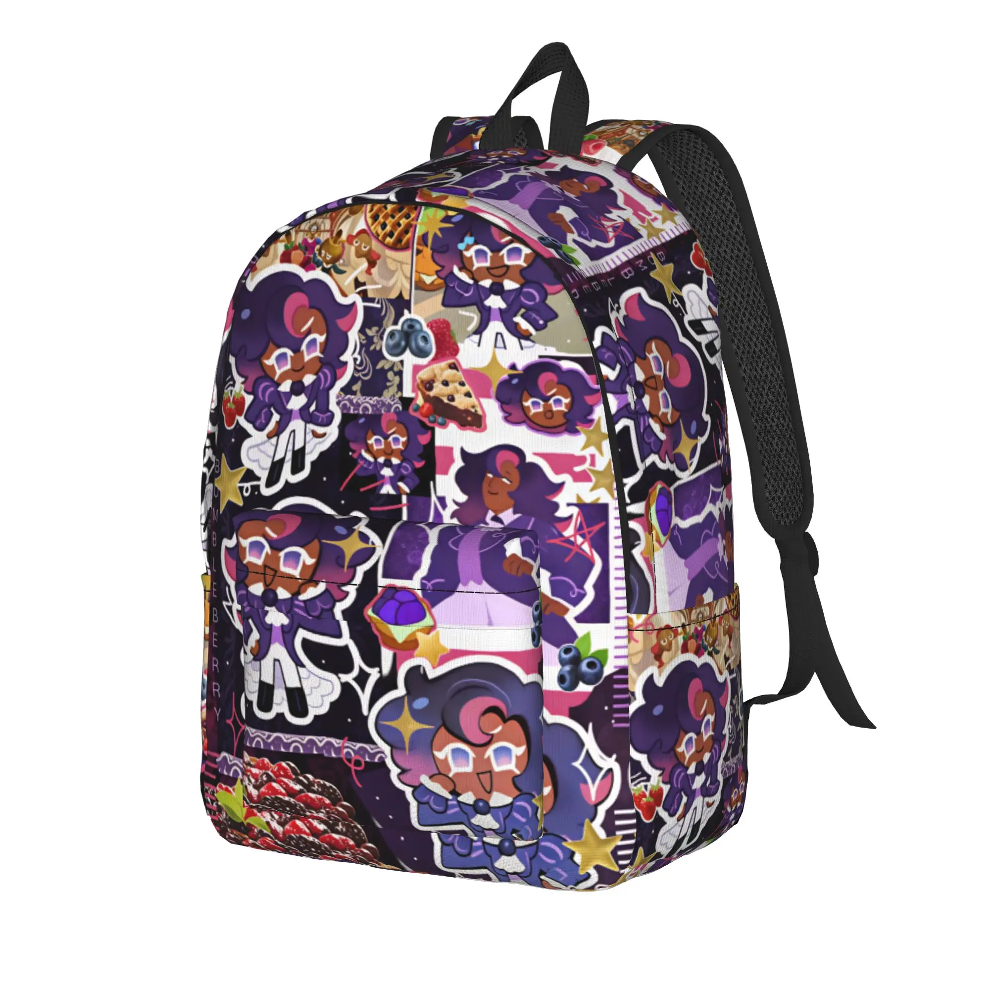 Shadow Milk  (13) Backpack Cookie Run Kingdom Travel Backpacks Women Men Stylish High School Bags Custom Soft Rucksack