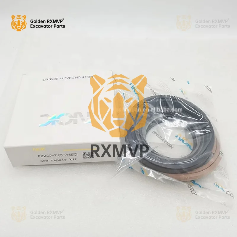 For XMVP Komatsu Excavator Parts Pc220-7 Arm Cylinder Seal Kit 707-99-58070 Pc200-7 Pc230-7 Pc240-7 S