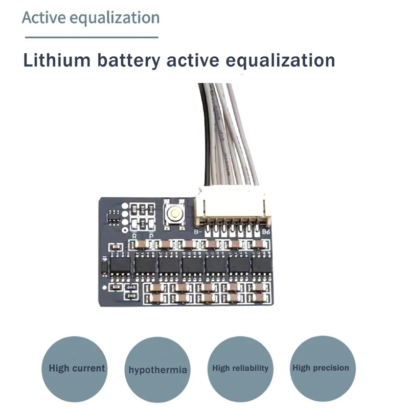 6S-5S 1.5A LiFePO4 Ternary Li-Ion Battery Pack Universal High Current Active Equalization Board 0.03V Energy Transfer