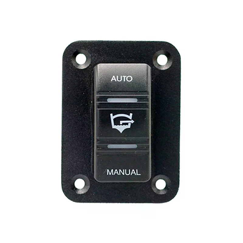 3 Way Bilge Pump Rocker Switch Waterproof 12V 24V 4Pin 20A SPDT Auto/Off/Manual Bilge Pump Switch Panel With LED Light