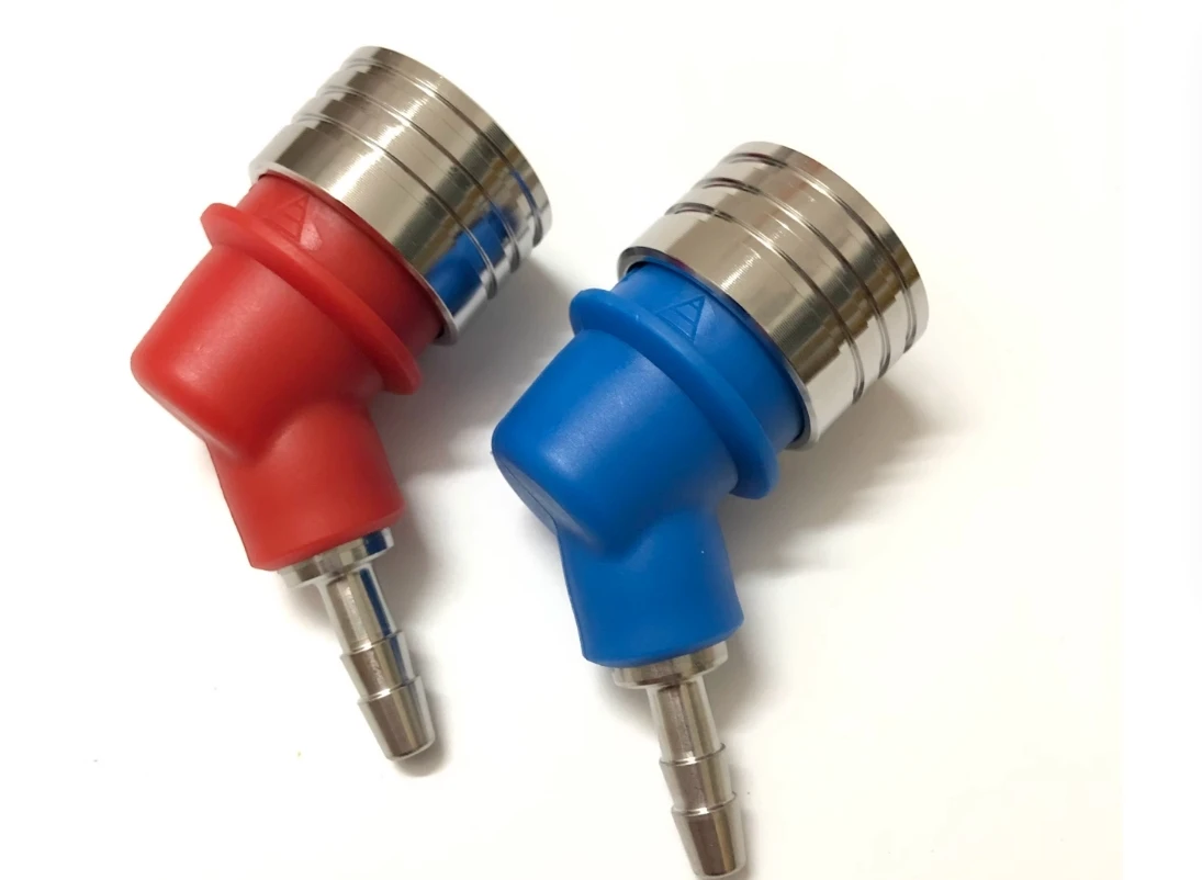 Fresen bypass connector Fresenius 4008 red blue bypass connector flushing bridge quick connector Fresen accessories