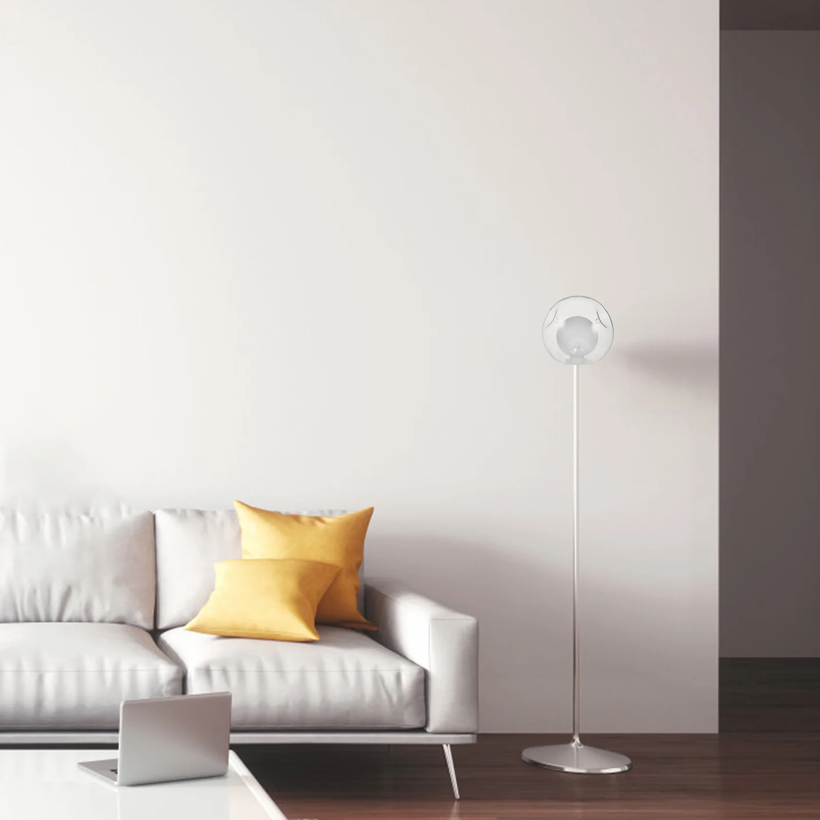 

G9 Round Glass Globe Lampshade Replacement 6 Concave Surface Modern Pendant Light Cover for Living Room Bedroom Soft Lighting