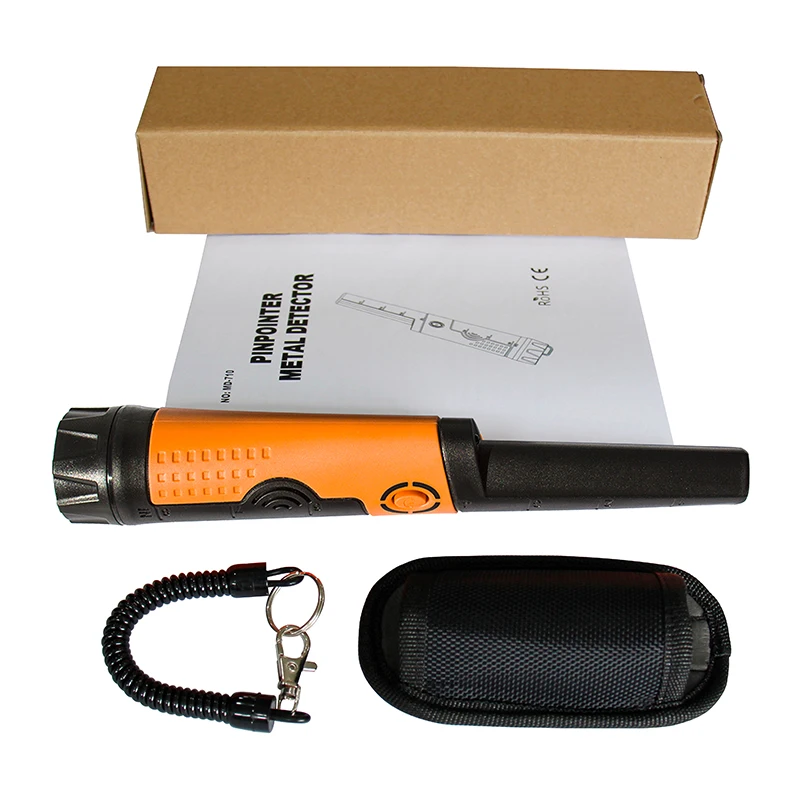 Handheld Metal Positioning Rod MD-710 Ordinary 9V Battery High-precision Security Inspection Detector, Small Waterproof Detector