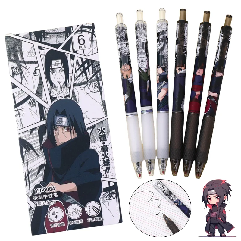 Naruto School Supplies: A Comprehensive Review of the 6pcs Naruto Gel Pens for Students and Fans