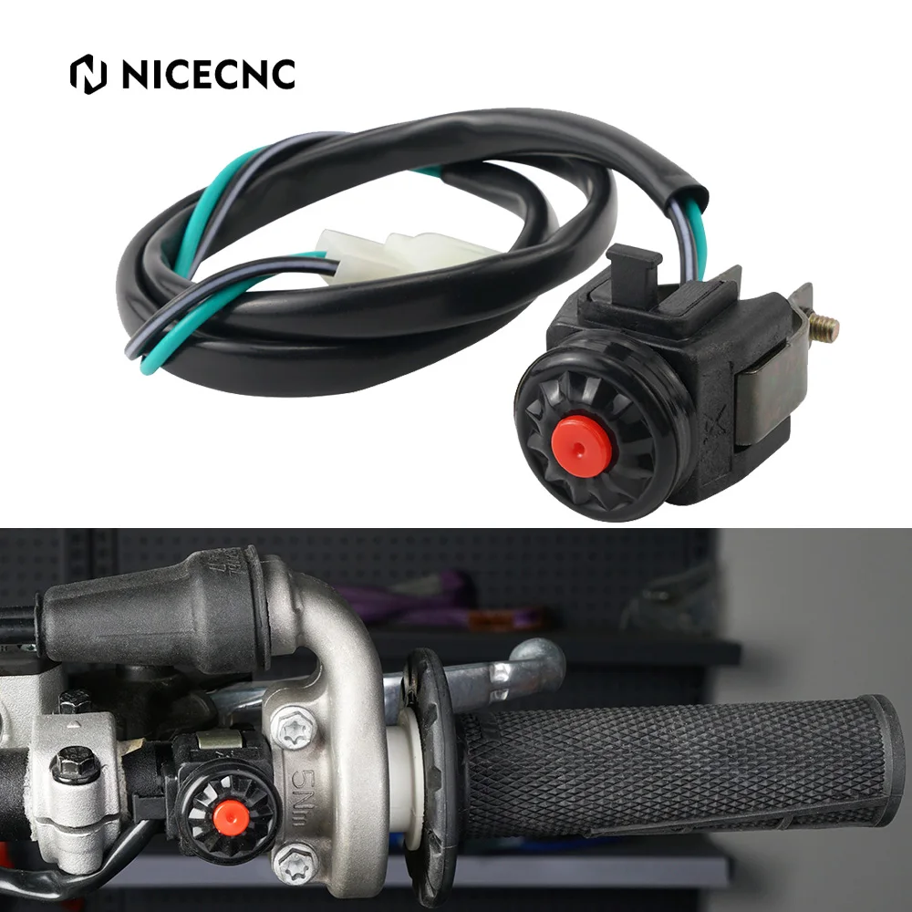 

For KTM EXC 300 TPI EXC 250 EXCF 350 EXC 450 SX 125 SXF 250 SXF 450 XCW 300 XCF-W 450 500 Ignition Kill Switch On-off Button