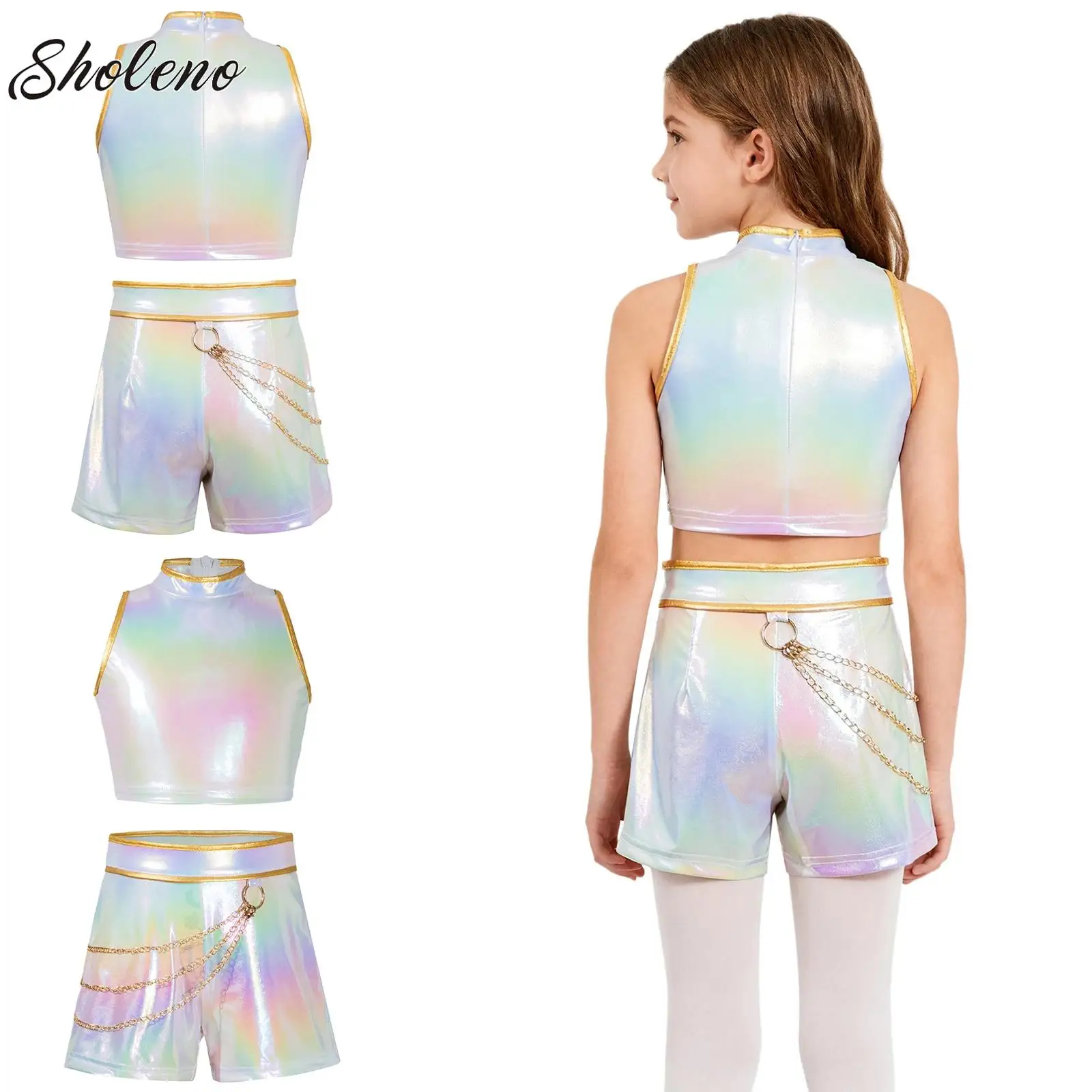 

Anime Demon Cosplay Costume Hunter Girls Group Singer Performance Kpop Singer Cos Outfit for Girl Halloween Stage Show Dress