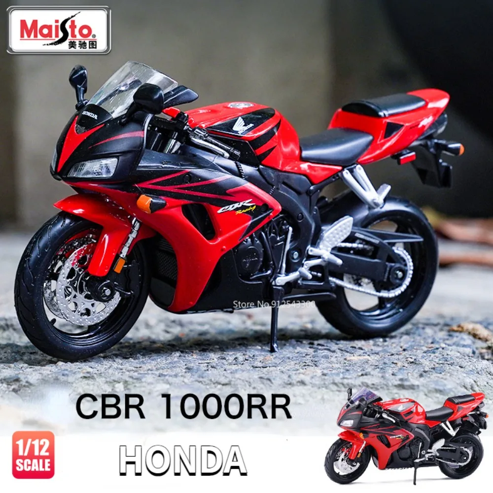 Maisto 1/12 Honda CBR1000RR Alloy Motorcycle Toy Assembly Scale Model Birthday Present Toy for Kids Simulation Collectible Gifts