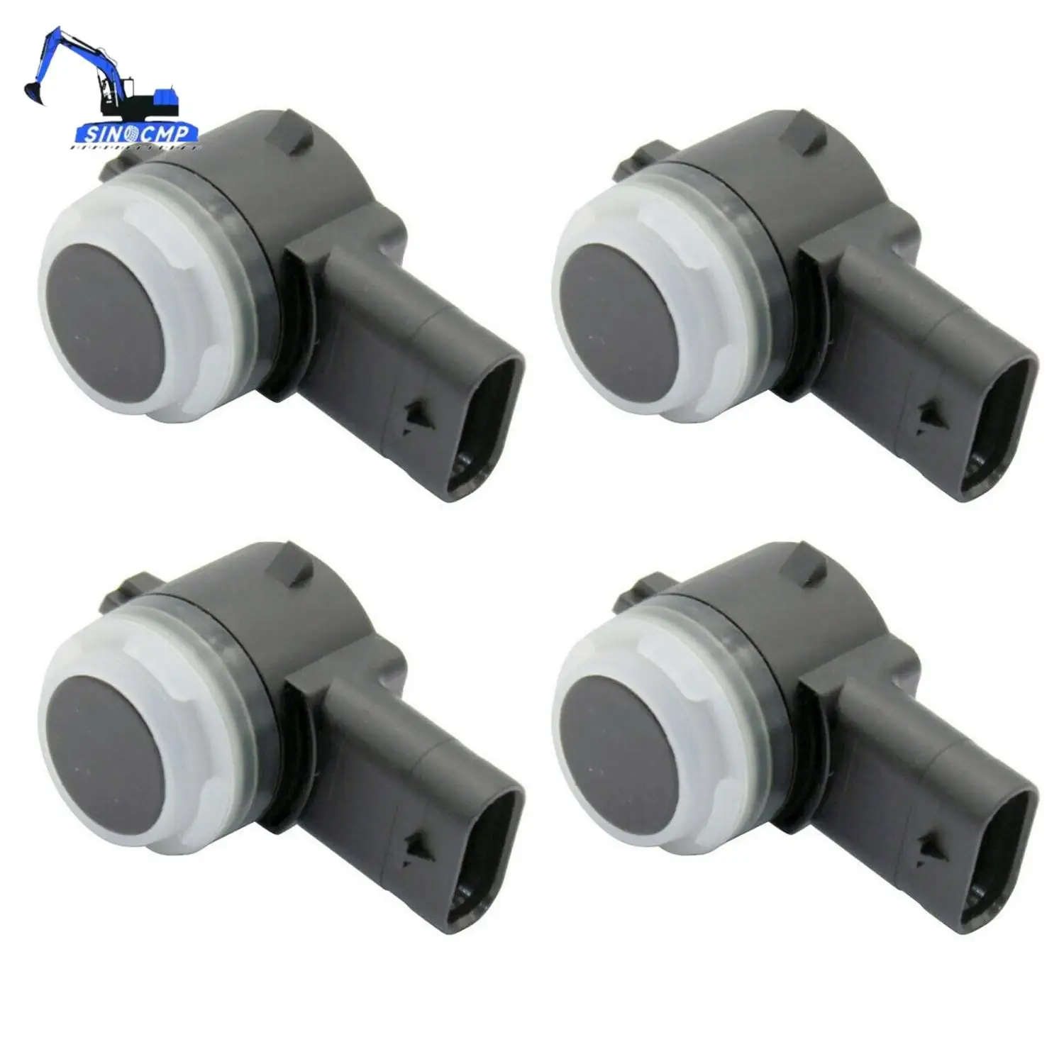 

4 шт. датчики парковки, пригодные для Tesla Model 3 Y 2017-2019, передний и задний бампер, замена 1127503-12-C 1127503-12