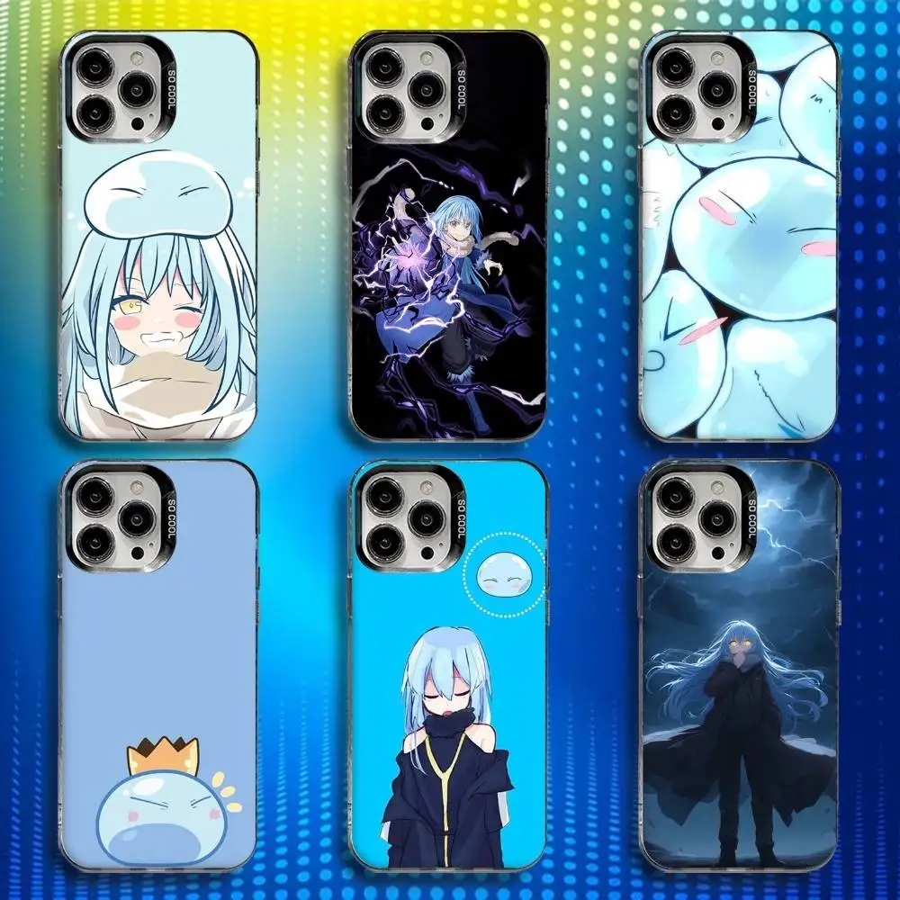

S-Slime R-Rimuru Anime Phone Case For iPhone 16,15,14,13,12,11,Mini,Pro,SE,MAX White Matte Shockproof Cover