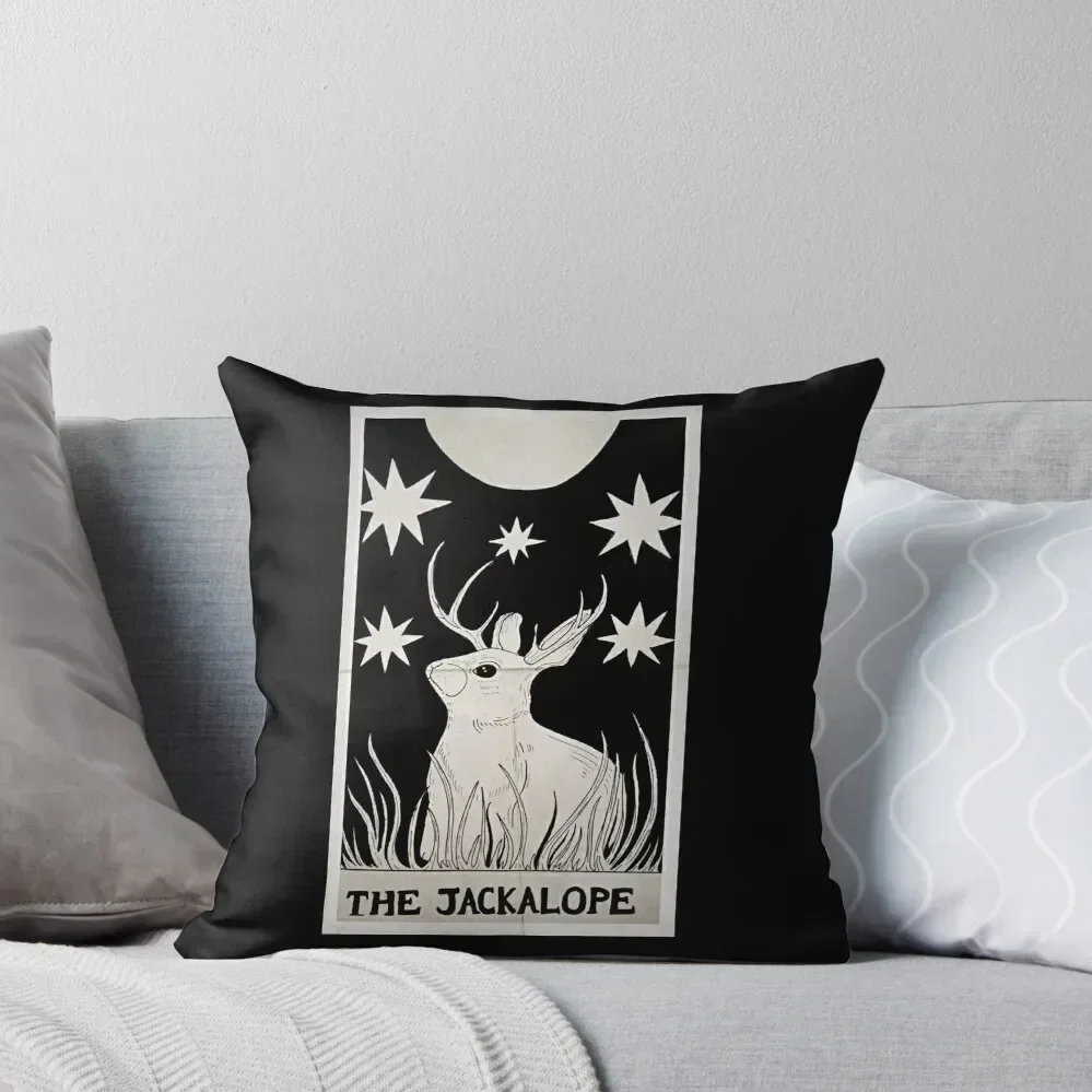 

The Jackalope Throw Pillow luxury sofa pillows Christmas Covers For Cushions anime girl Decorative Cushions pillow