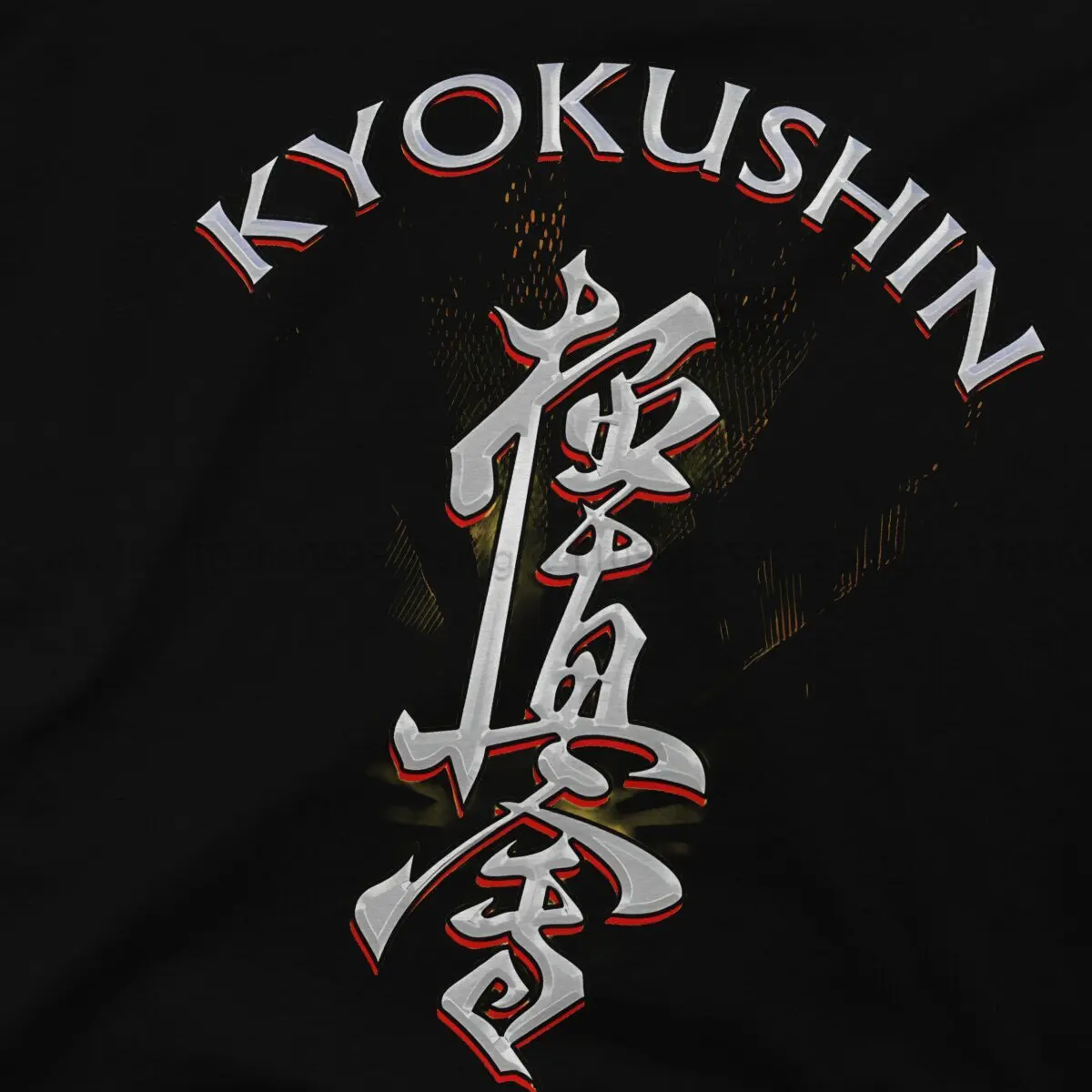 Kyokushin Karate Bushido Newest TShirt for Men Dark Round Collar T Shirt Hip Hop Gift Streetwear