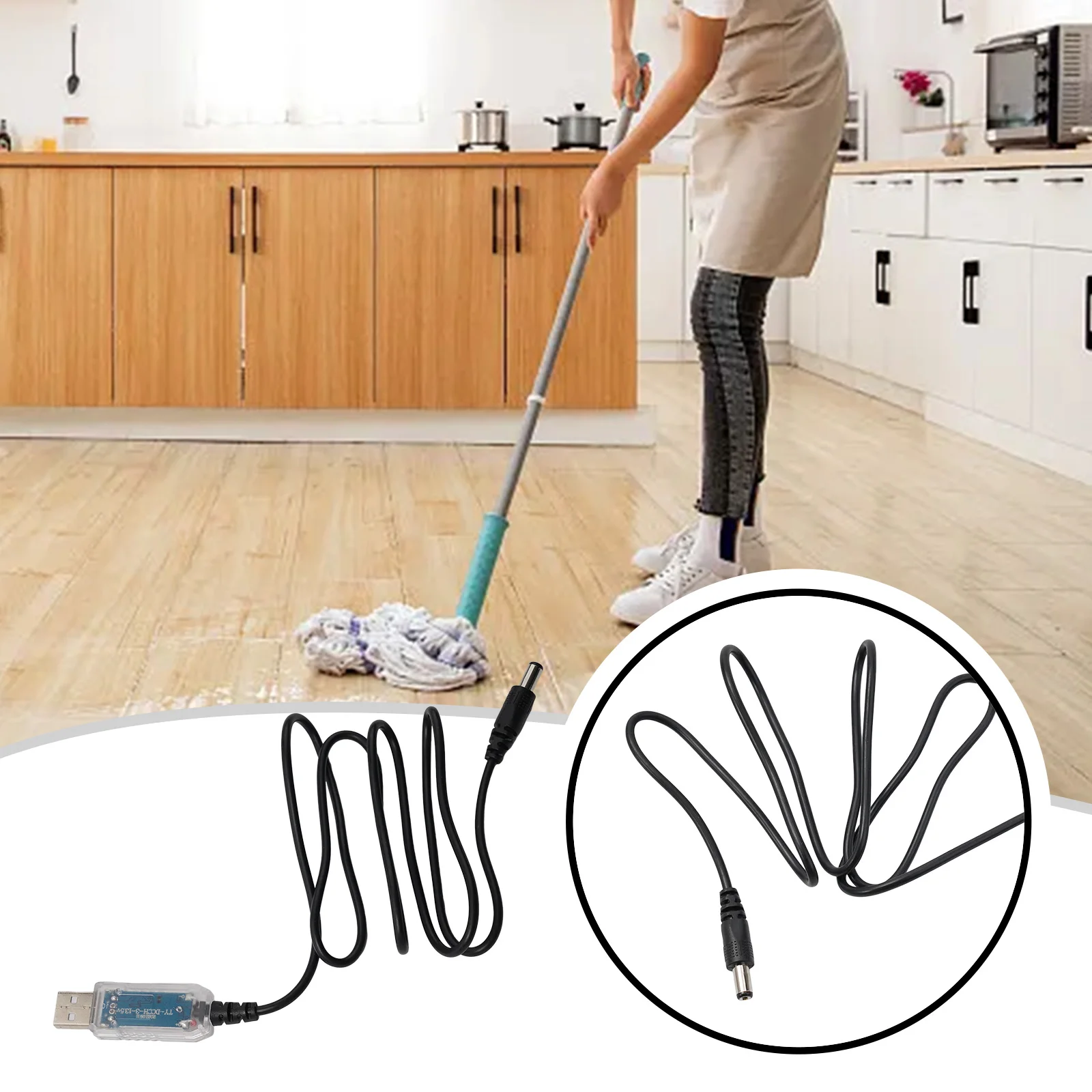 Cable Only for ST-6101 Vacuum Cleaner Compatible with ST6101 and 6101 Cordless Vacuum Models for Home or For Car